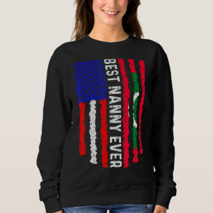Sweatshirt Drapeau américain Maldives Drapeau meilleure nouno