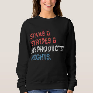 Sweatshirt Drapeau américain Messy Bun, Stars Stripes Reprodu