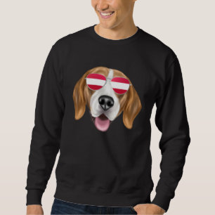 Sweatshirt Drapeau autrichien Chien Harrier Autriche Pochette