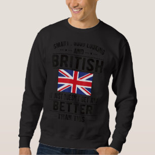 Sweatshirt Drapeau britannique de bonne allure Grande-Bretagn