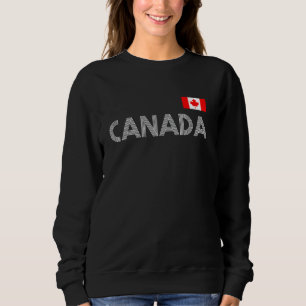 Sweatshirt Drapeau-cadeau Canada Varsity Canadien Toronto Ret