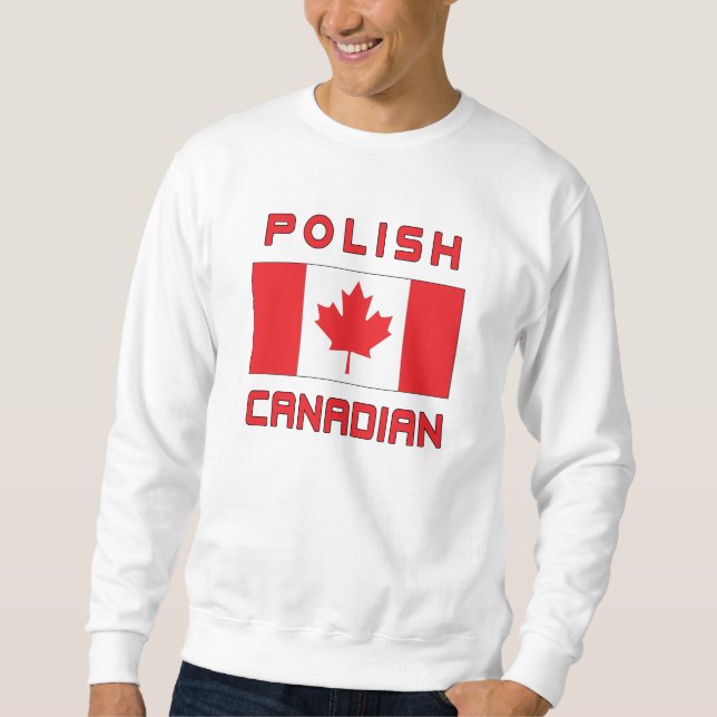 Sweatshirt Drapeau canadien (Devant)