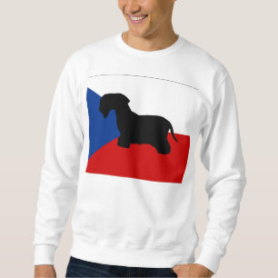 Sweatshirt drapeau cesky de tchèque-république de silo de