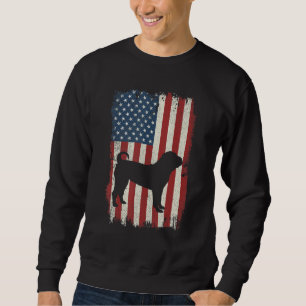 Sweatshirt Drapeau chinois Shi Pei Américain Chien Usa Chien 