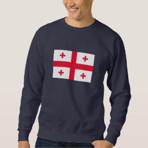 Sweatshirt Drapeau de Géorgie