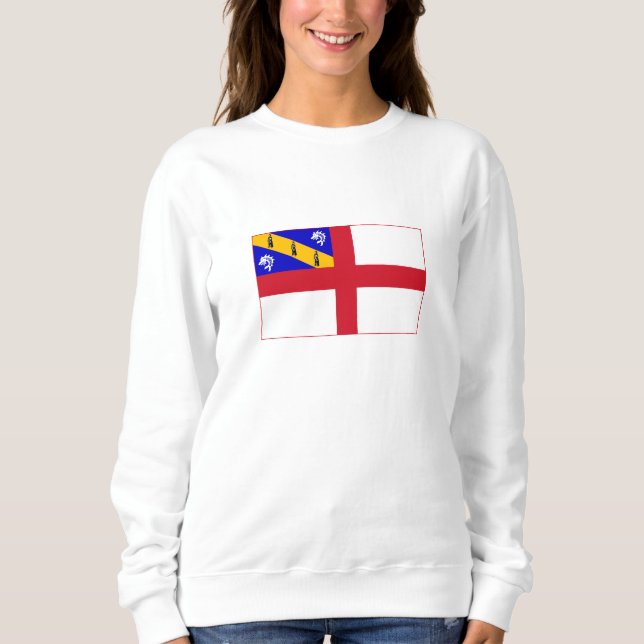 Sweatshirt Drapeau de Herm (Devant)