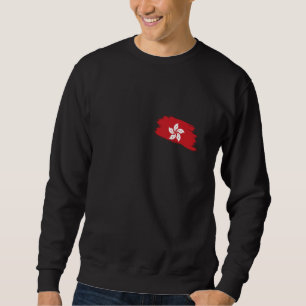 Sweatshirt Drapeau de Hong Kong Souvenirs Fleur Pétale