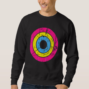 Sweatshirt Drapeau de la fierté pansexuelle Lgbtq Cercle Lgb