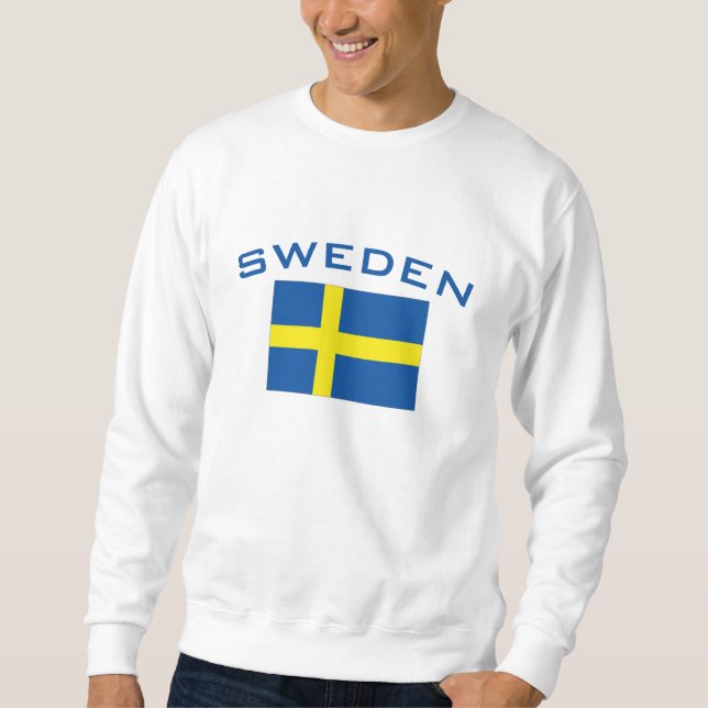 Sweatshirt Drapeau de la Suède (Devant)