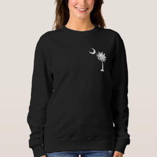 Sweatshirt Drapeau de l'État de Caroline du Sud Palmetto Arbr