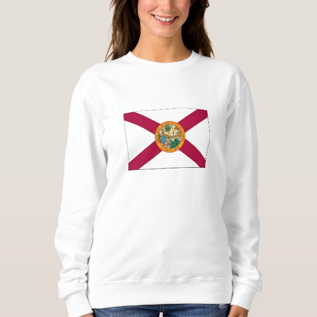 Sweatshirt Drapeau de l'État de Floride (Devant)