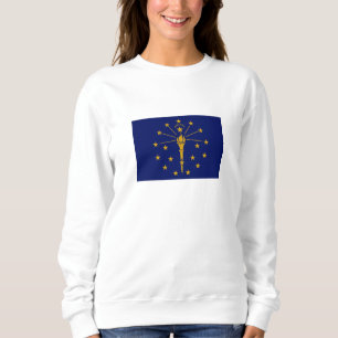 Sweatshirt Drapeau de l'État de l'Indiana