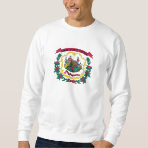 Sweatshirt Drapeau de l'État de Virginie-Occidentale
