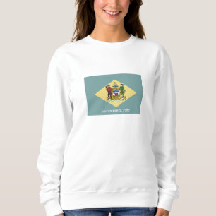 Sweatshirt Drapeau de l'État du Delaware