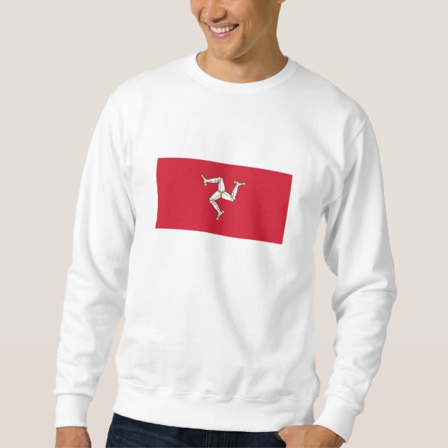 Sweatshirt Drapeau de l'île de Man (Devant)
