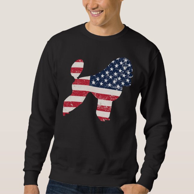 Sweatshirt drapeau de l'usa (Devant)