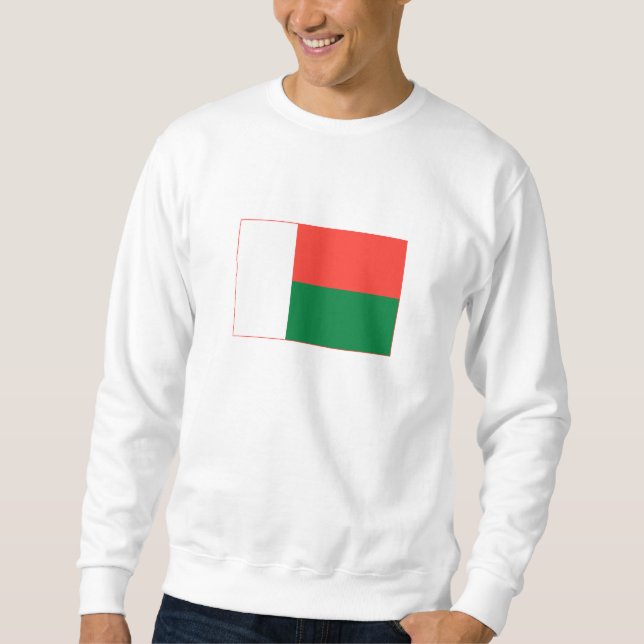 Sweatshirt Drapeau de Madagascar (Devant)