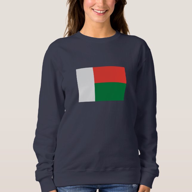 Sweatshirt Drapeau de Madagascar (Devant)