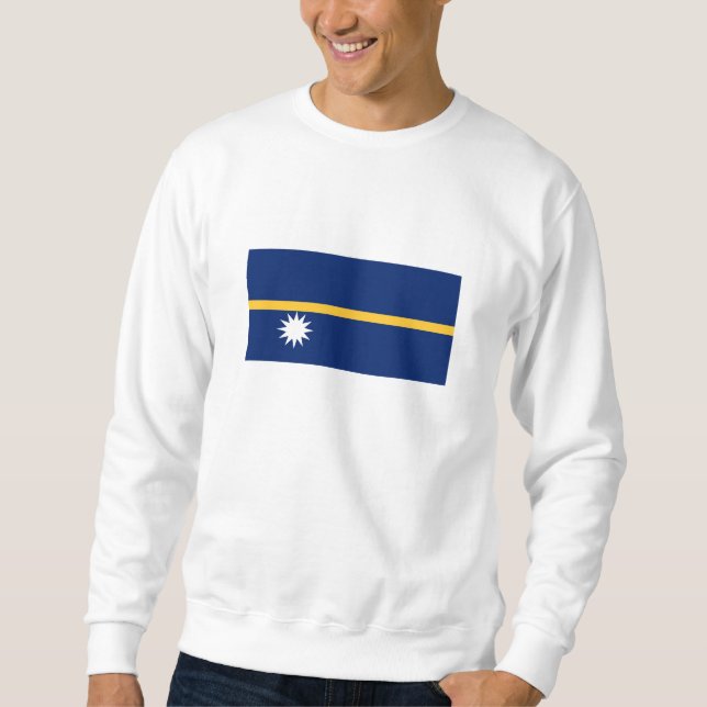 Sweatshirt Drapeau de Nauru (Devant)