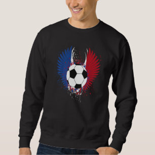Sweatshirt Drapeau de Pays-Bas Football Wings Football néerla
