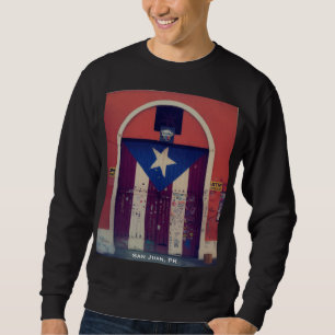 Sweatshirt Drapeau de Porto Rico (Vieille ville de San Juan P