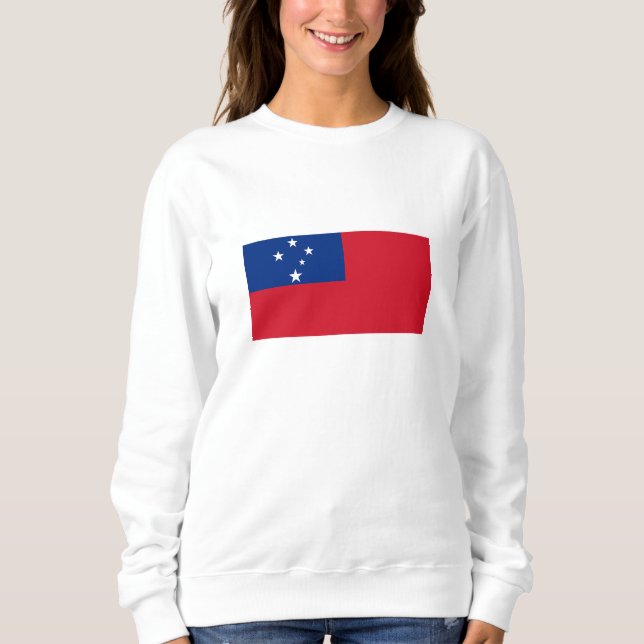 Sweatshirt Drapeau de Samoa (Devant)