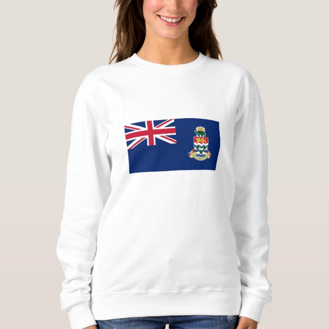 Sweatshirt Drapeau des îles Caïmans (Devant)