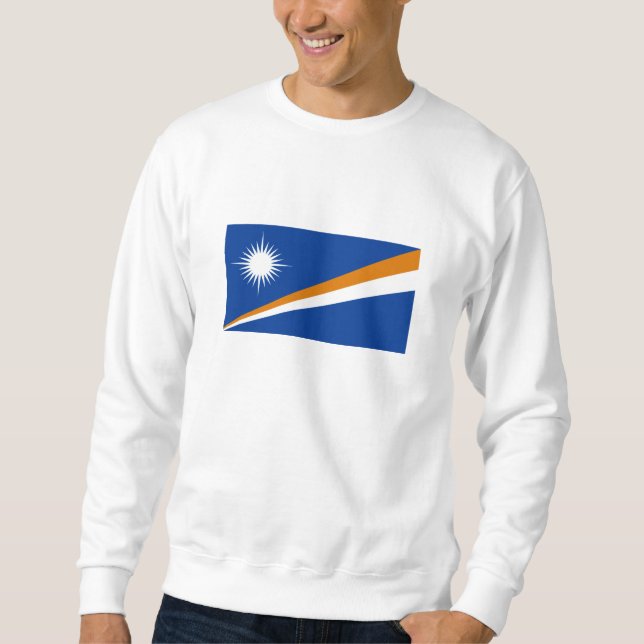 Sweatshirt Drapeau des Îles Marshall (Devant)