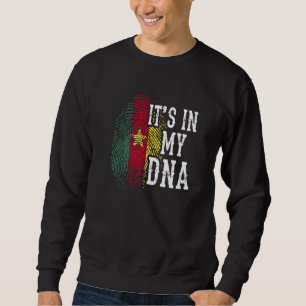 Sweatshirt Drapeau des racines du patrimoine camerounais ADN 