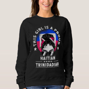 Sweatshirt Drapeau d'Haïti Trinité-et-Tobago Femmes Adultes F