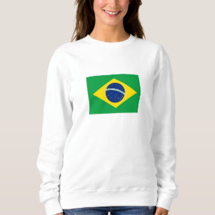 Sweatshirt Drapeau du Brésil patriotique
