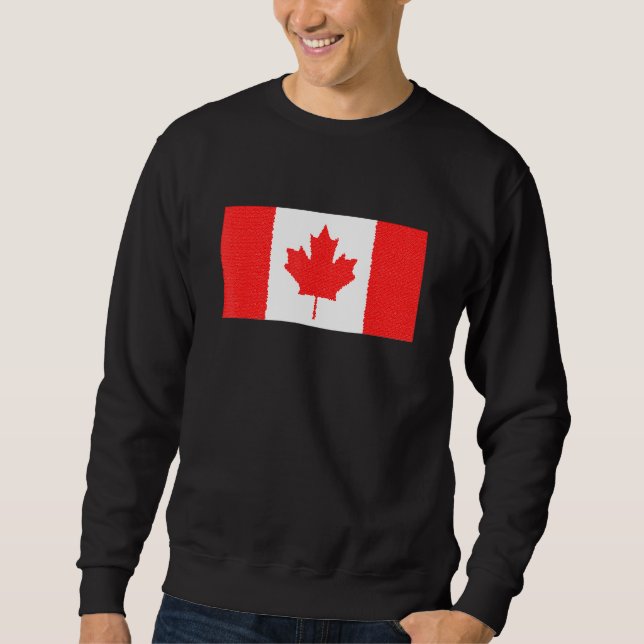 Sweatshirt Drapeau du Canada (Devant)