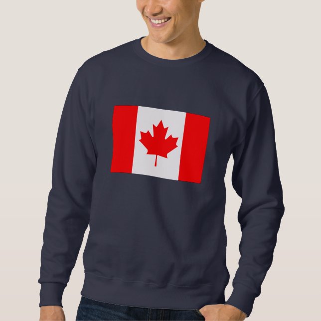 Sweatshirt Drapeau du Canada (Devant)