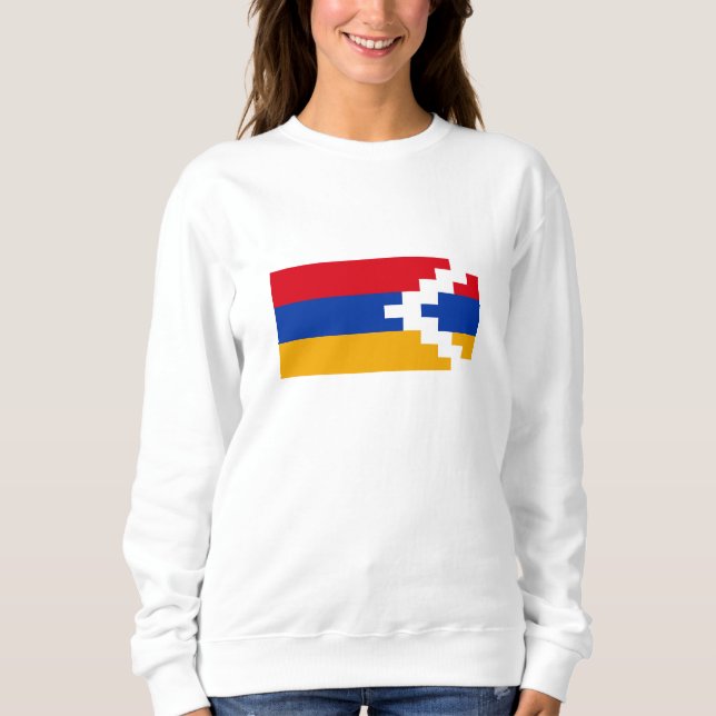 Sweatshirt Drapeau du Haut-Karabagh (Devant)