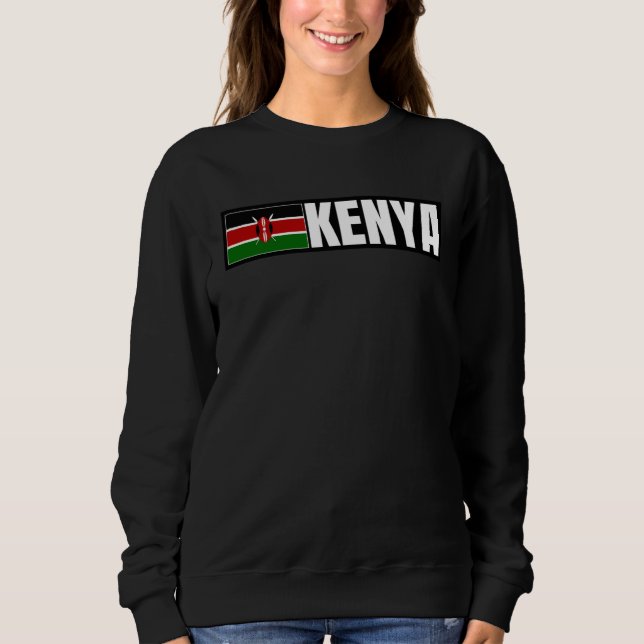 Sweatshirt Drapeau du Kenya (Devant)