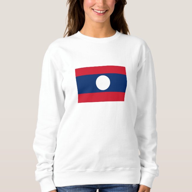 Sweatshirt Drapeau du Laos (Devant)