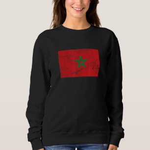 Sweatshirt Drapeau du Maroc pour les Marocains fiers et qui a