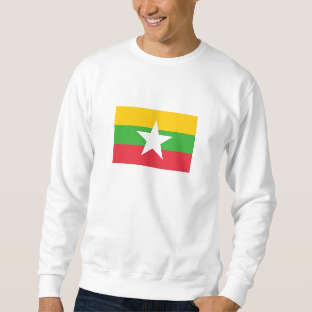 Sweatshirt Drapeau du Myanmar (Devant)