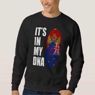 Sweatshirt Drapeau du patrimoine ADN mixte néo-zélandais et m