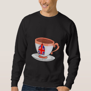 Sweatshirt Drapeau Du Royaume-Uni I Union Jack I Teapot A