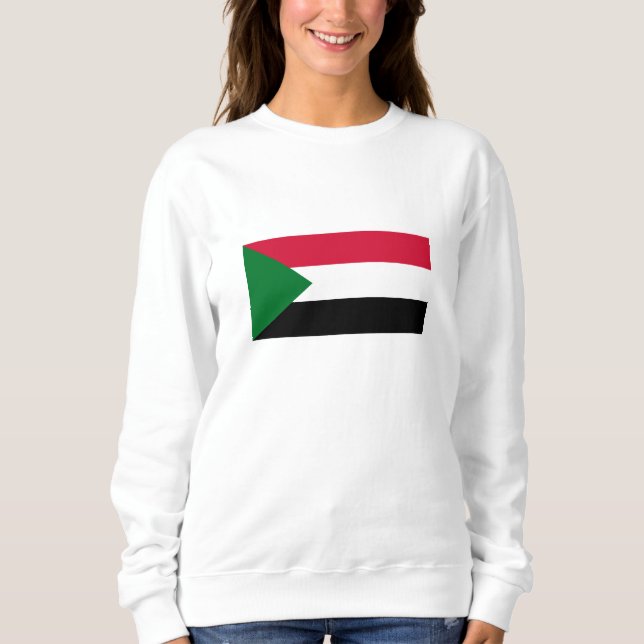 Sweatshirt Drapeau du Soudan (Devant)
