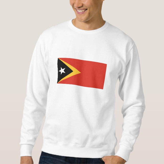 Sweatshirt Drapeau du Timor oriental (Devant)