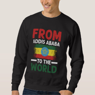 Sweatshirt Drapeau éthiopien