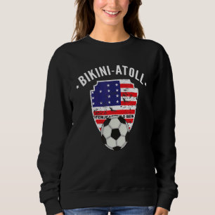 Sweatshirt Drapeau Football Atoll de Bikini Football Bikini A
