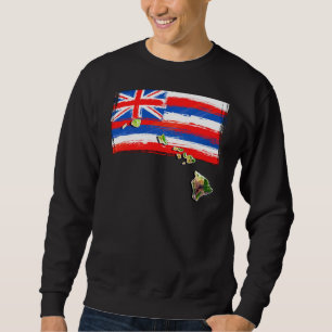 Sweatshirt Drapeau Hawaï