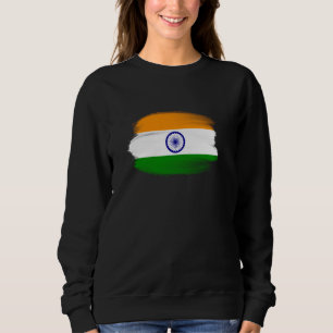 Sweatshirt Drapeau indien Cricket Cadeaux de vacances Cricket