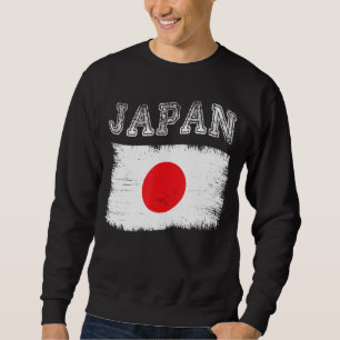 Sweatshirt Drapeau Japonais Destination Tourisme Japon Fl