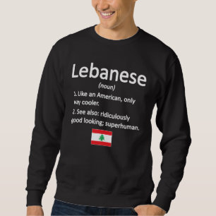 Sweatshirt Drapeau libanais des Rois Libanaises Patrimoine Li