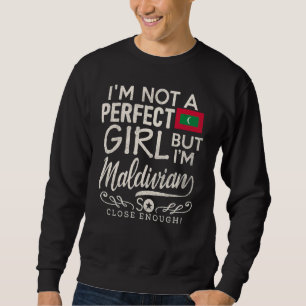 Sweatshirt Drapeau Maldives Fille Fierté Maldivienne Souvenir