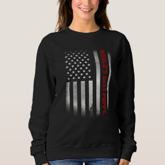 Sweatshirt Drapeau Mens Fête des pères World du meilleur pavo
